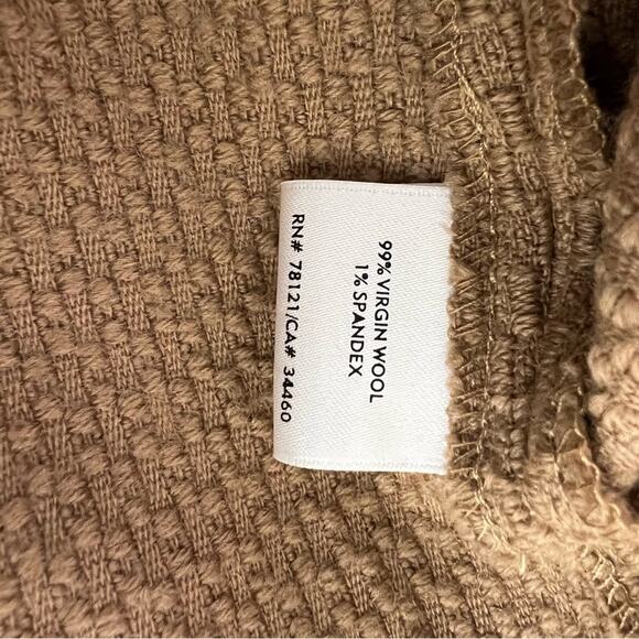 Eileen Fisher Tan Wool Button Down Blazer Jacket Size Medium - Picture 11 of 13